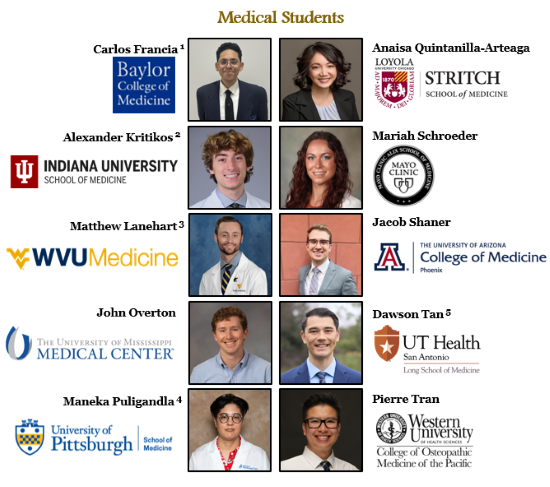 2024 Scholars - Medical Students 2024 Scholars - Medical Students